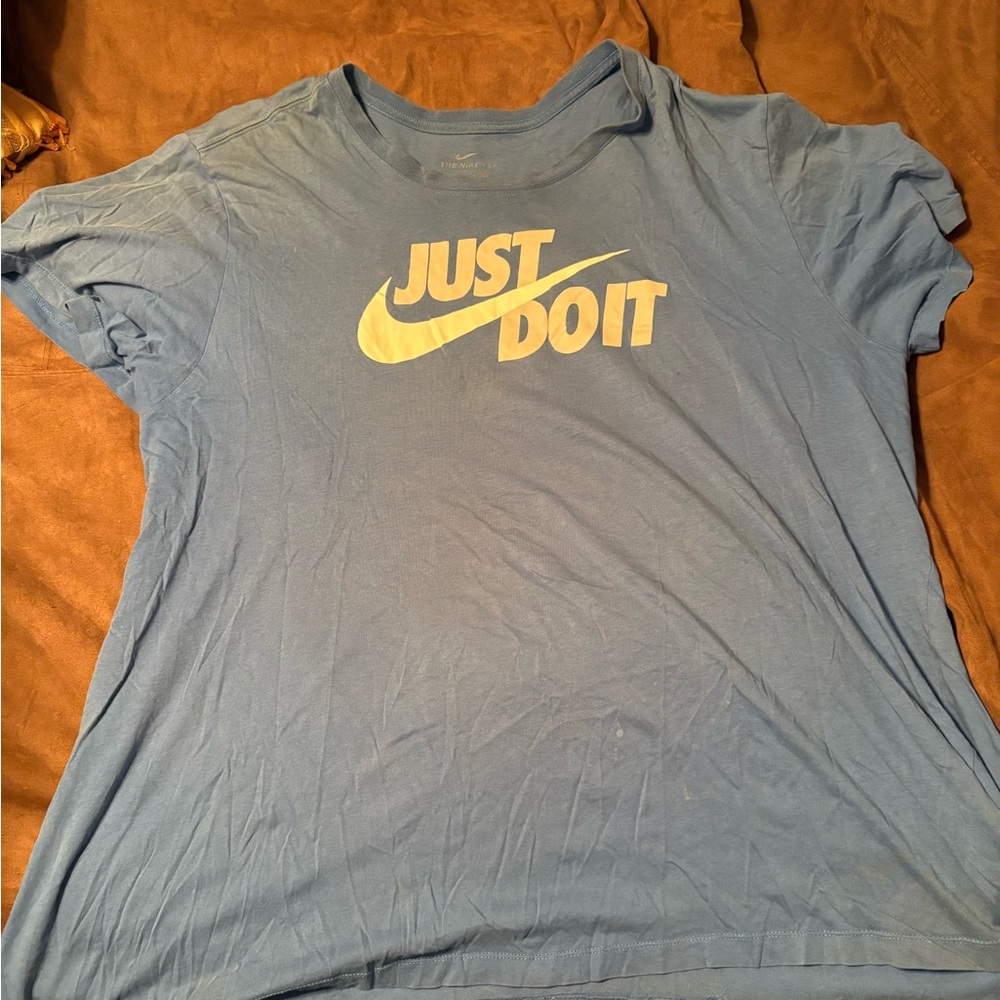 3XL Light blue Nike tee